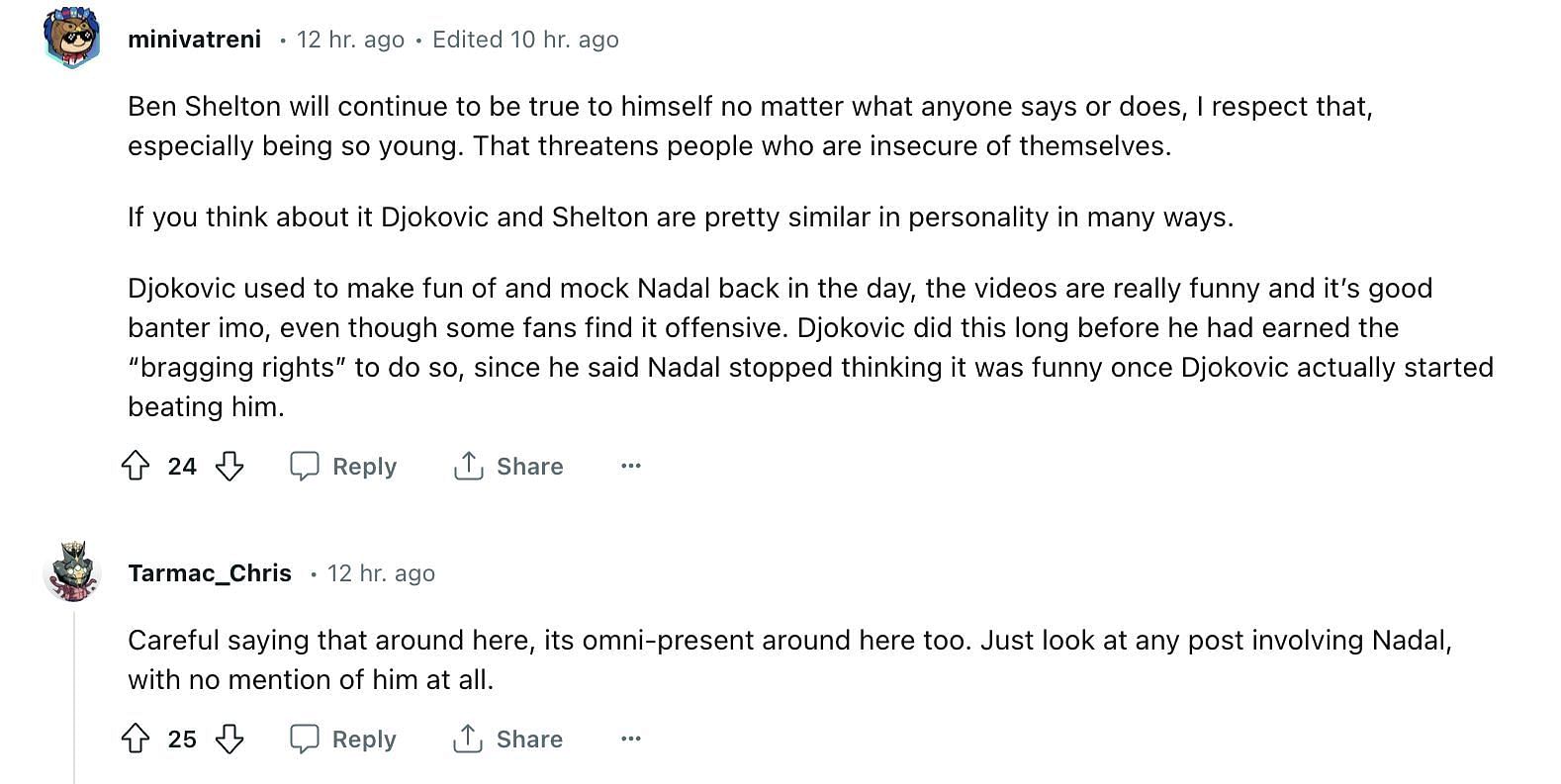 Screengrab from Reddit